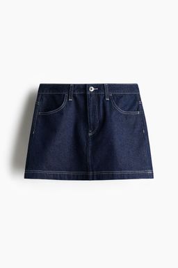 H&M - Women Blue Denim Utility Skirt