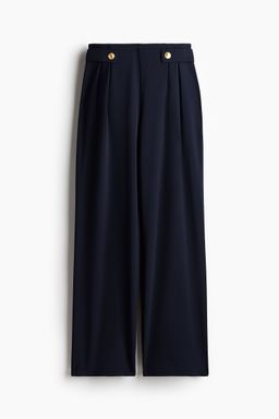 H&M - Women Blue Tailo Jersey Trousers