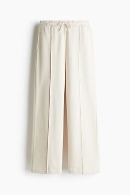 H&M - Women Beige Crease-Leg Joggers