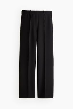 H&M - Women Black Wool-Blend Tailored Trousers