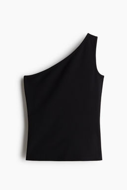 H&M - Women Black One-Shoulder Vest Top