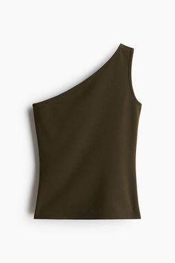 H&M - Women Green One-Shoulder Vest Top