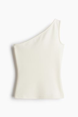 H&M - Women Off White One-Shoulder Vest Top