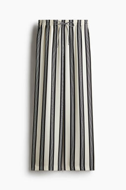 H&M - Women Multi-Color Wide Drawstring Trousers