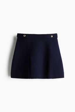 H&M - Women Blue A-Line Knitted Skirt