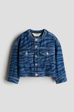 H&M - Girls Blue Boxy Denim Jacket