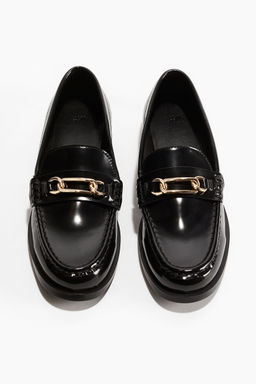H&M - Women Black Loafers