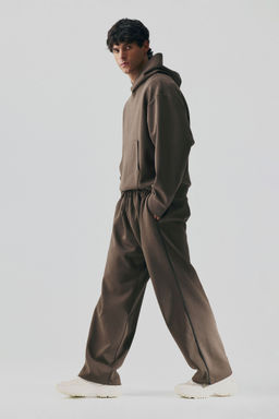 H&M - Men Brown Loose Fit Sports Joggers