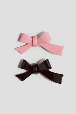 H&M - Girls 2-Pack Appliqued Hair Clips
