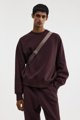 H&M - Men Purple Oversized Fit Sweatshirt