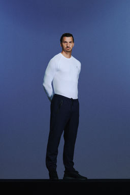 H&M - Men Blue Sports Trousers With Drymove