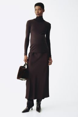 H&M - Women Brown MAMA Turtleneck Top