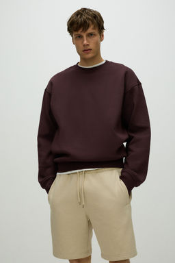 H&M - Men Purple Loose Fit Sweatshirt