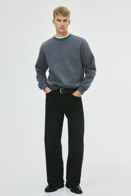H&M - Men Grey Loose Fit Sweatshirt