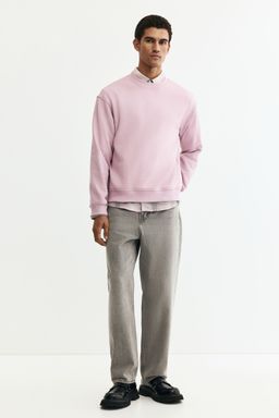 H&M - Men Pink Loose Fit Sweatshirt