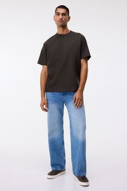 H&M - Men Green Loose Fit T-Shirt