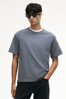 H&M - Men Grey Loose Fit T-Shirt