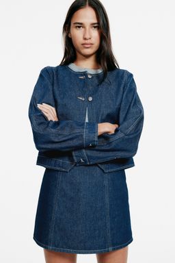 H&M - Women Blue A-Line Mini Skirt