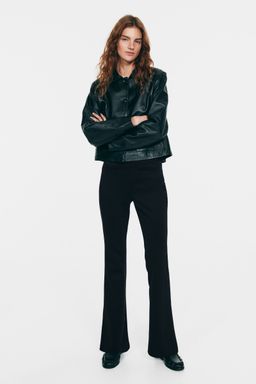 H&M - Women Black Flared Trousers
