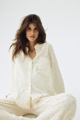 H&M - Women MAMA Cotton Muslin Pyjamas