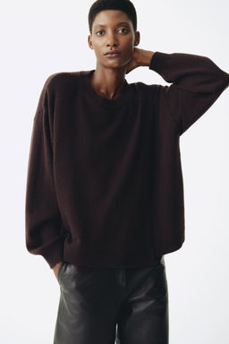 H&M - Women Brown MAMA Before & After Wool Nursing Jumper