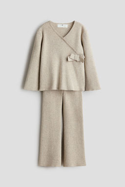 H&M - Girls 2-Piece Top And Leggings Set