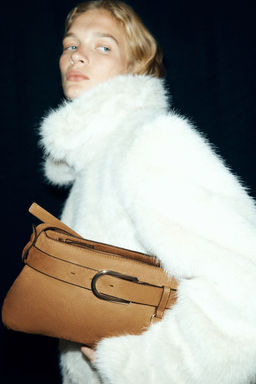 H&M - Women Brown Strap-Detail Shoulder Bag