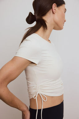 H&M - Women White Sports Top With Softmove