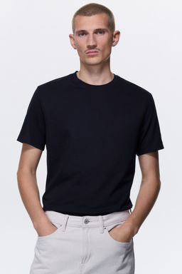 H&M - Men Blue Slim Fit T-Shirt