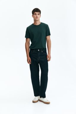 H&M - Men Green Slim Fit T-Shirt