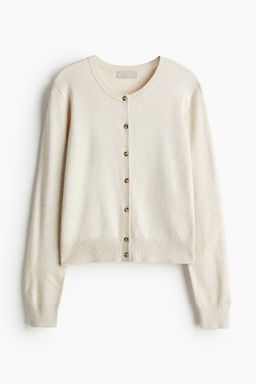 H&M - Women White Fine-Knit Cardigan