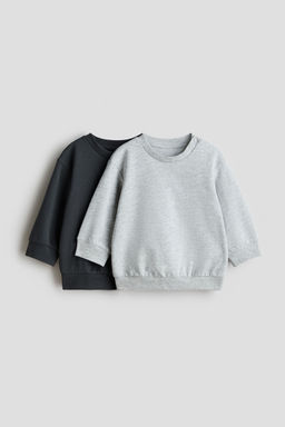 H&M - Boys 2-Pack Cotton Sweatshirts