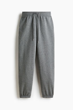 H&M - Women Grey Cotton-Blend Sweatpants