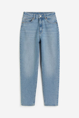 H&M - Women Blue Tape High-Waist Ankle Jeans