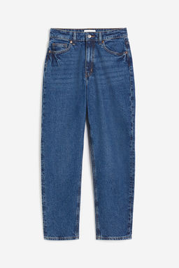 H&M - Women Blue Tape High-Waist Ankle Jeans