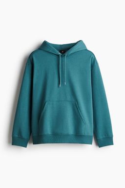 H&M - Men Turquoise Loose Fit Hoodie