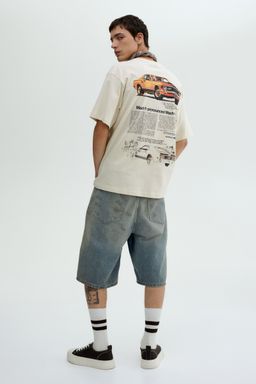 H&M - Men Green Loose Fit T-Shirt