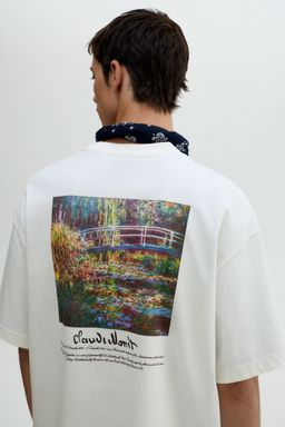 H&M - Men White Loose Fit T-Shirt