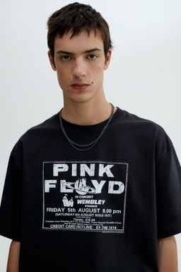 H&M - Men Black Loose Fit T-Shirt