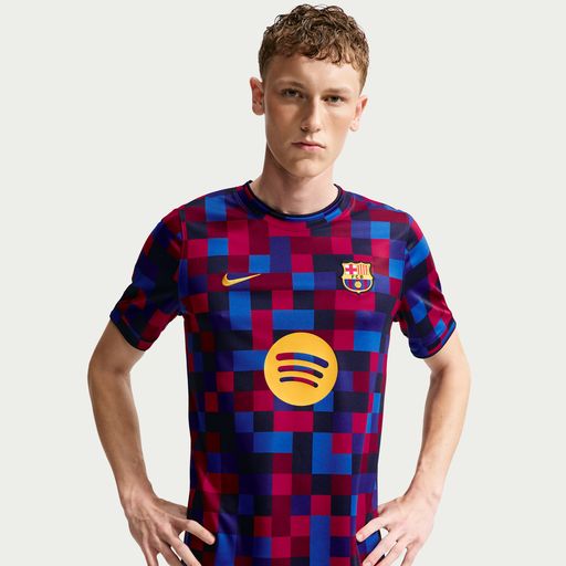 F.C. Barcelona Home - Men's Nike Dri-FIT Football Pre-Match Top