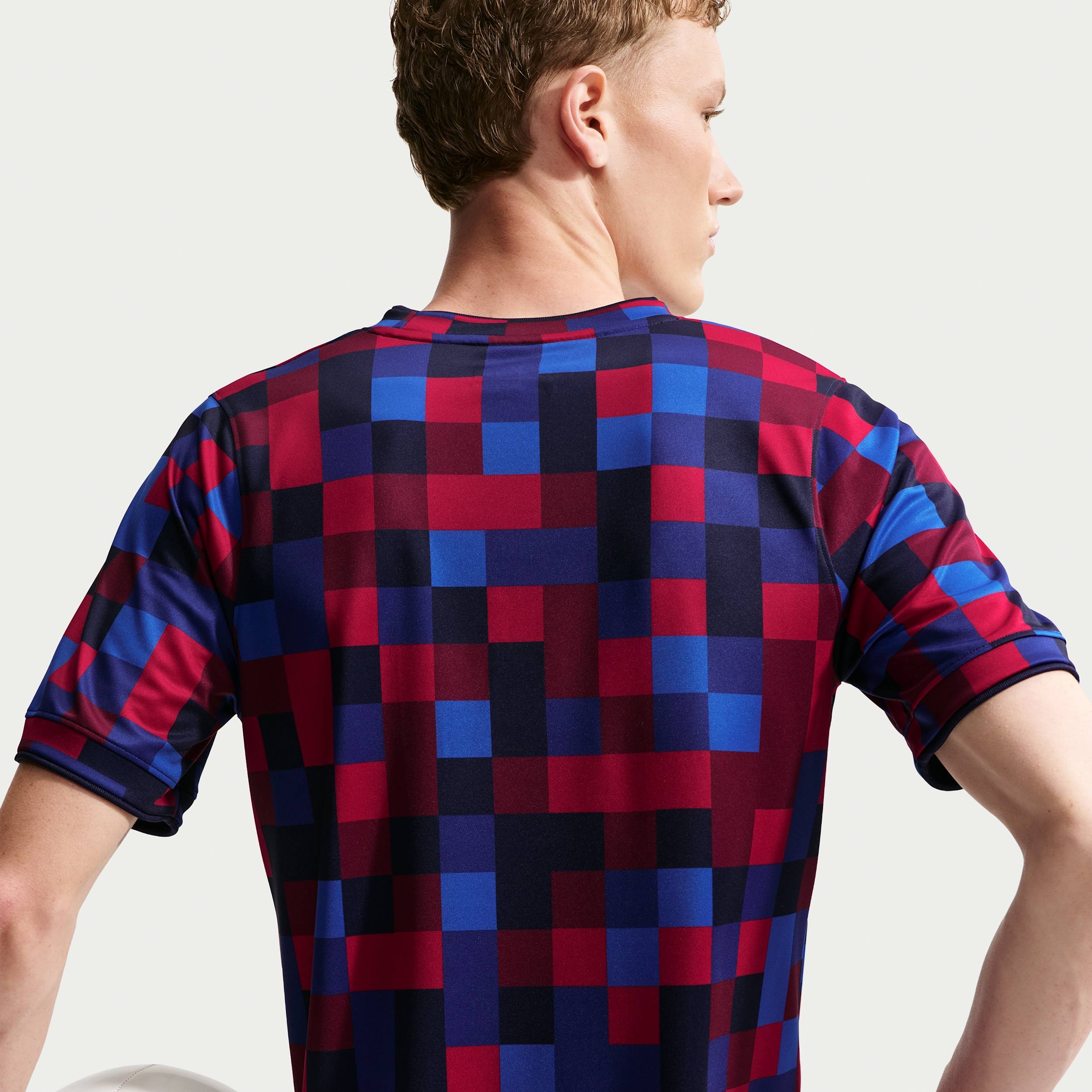 【激レア】Nike FC Barcelona DRI-FIT M Buy F.C. Barcelona Home Men's Nike Dri-FIT Football Pre-Match Top