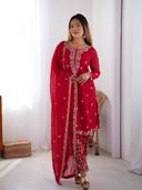 Red color option, Sold out, Currently selected