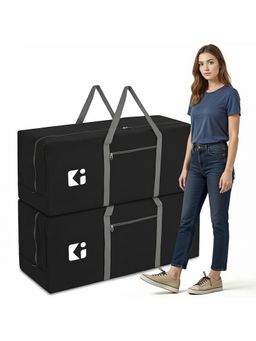 Kuber Industries - Blankets/Clothes Storage Bag (Pack Of 2)