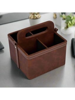 ICHKAN - Dote Leatherette Multi-Utility Holder Organiser (4 Partition)