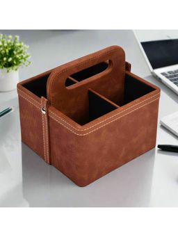 ICHKAN - Dote Leatherette Multi-Utility Holder Organiser (4 Partition)