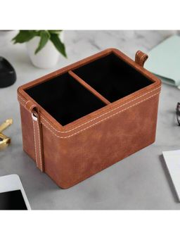 ICHKAN - Dote Leatherette Cosmetic/Stationery Holder (2 Partition)