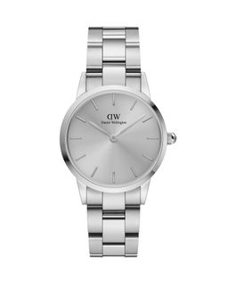 Daniel Wellington - Iconic Link Unitone 28 S Silver Womens Analog Watch (S)