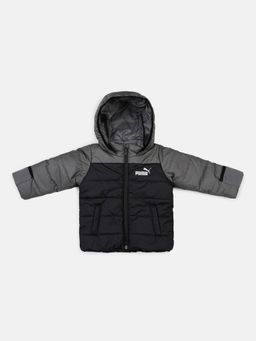 Puma - Minicats Hooded Padded Unisex Kids Black Jacket