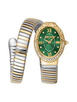 Just Cavalli - Women Fiore Green Dial Analog Watch - JC1L390M0105 (M)