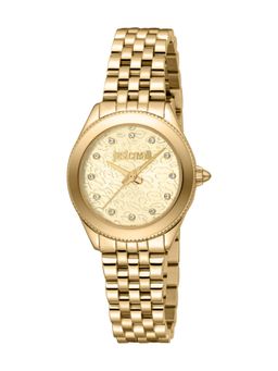 Just Cavalli - Women Rosela Gold Dial Analog Watch - JC1L410M0155 (M)